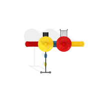 Loc de joaca din metal Mds-406