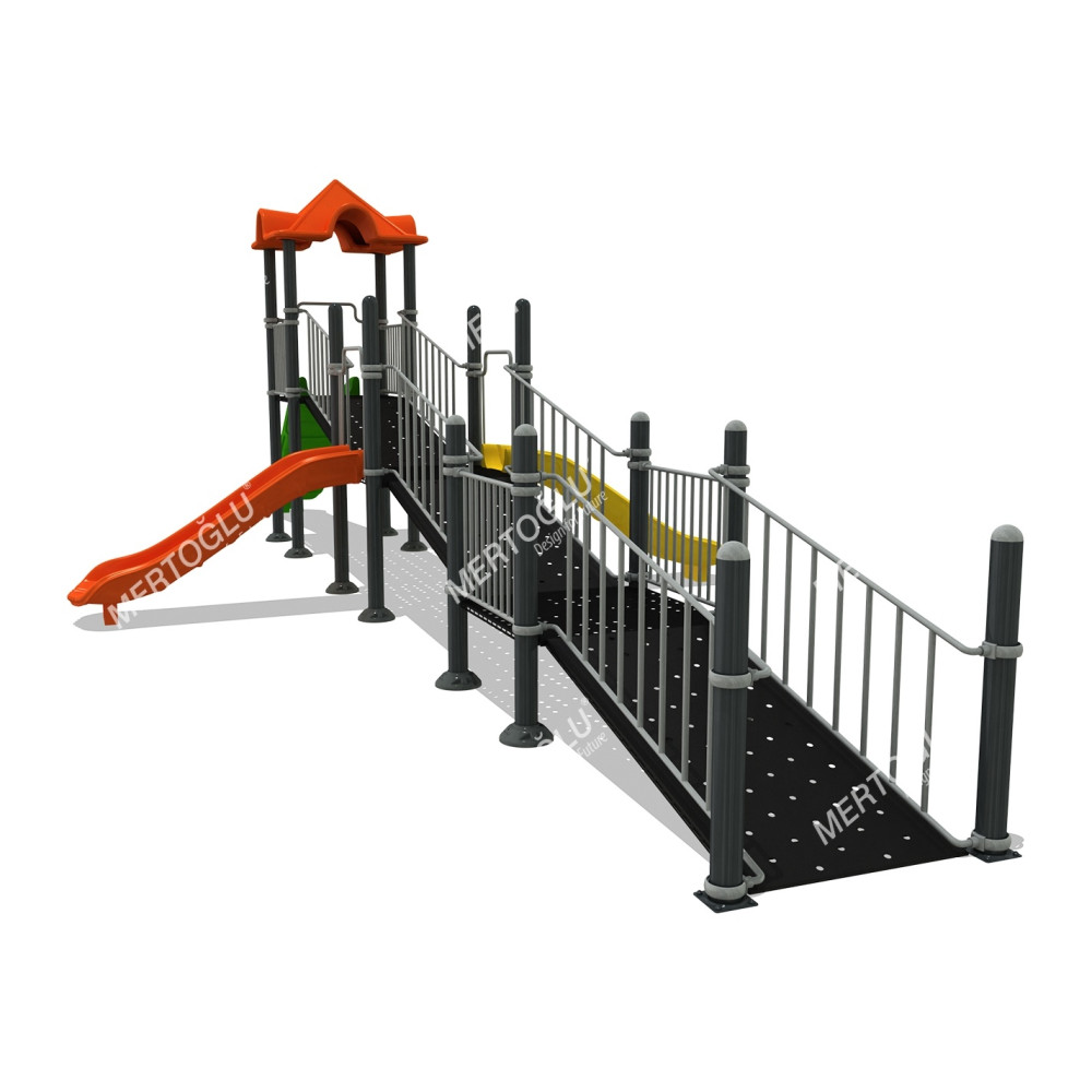 Loc de joaca din metal pentru copii cu dizabilitati Mes-500