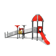Loc de joaca din metal pentru copii cu dizabilitati Mes-501