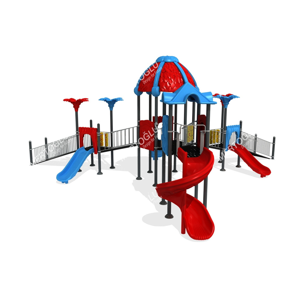 Loc de joaca din metal pentru copii cu dizabilitati Mes-502