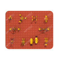 Set de echipamente fitness mfg-003